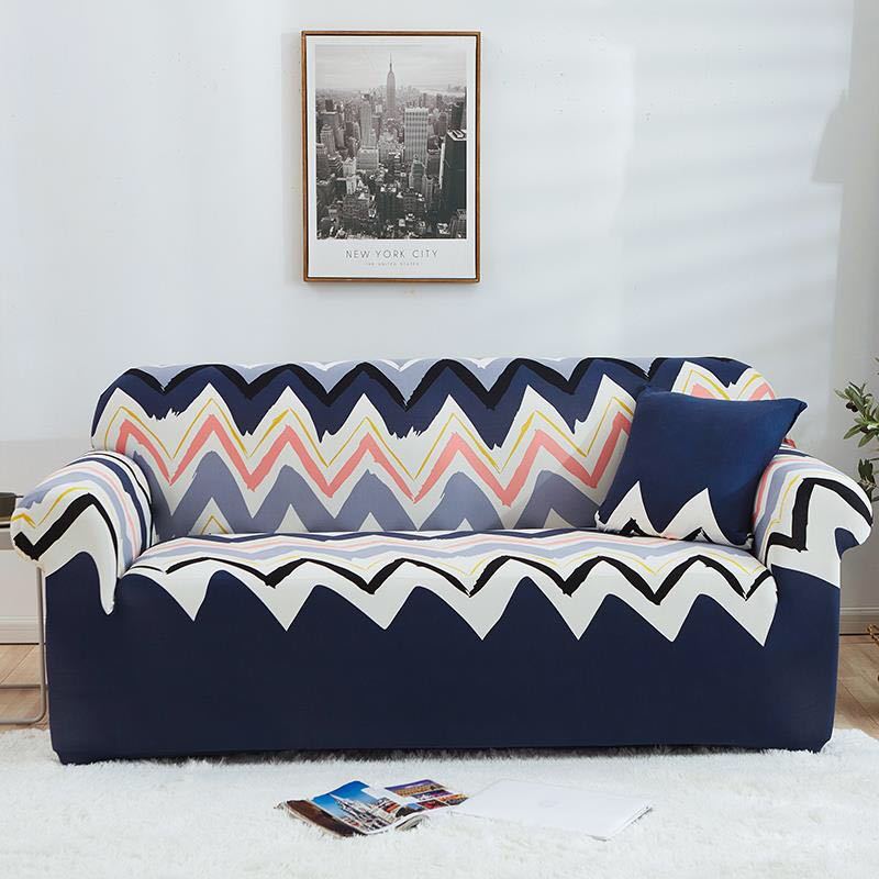 Simple and modern fabric combination all-inclusive sofa cover