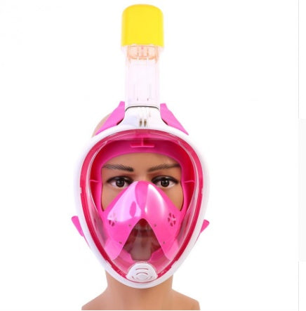 Masque de plongée Gopro tuba sec intégral en silicone étanche anti-buée