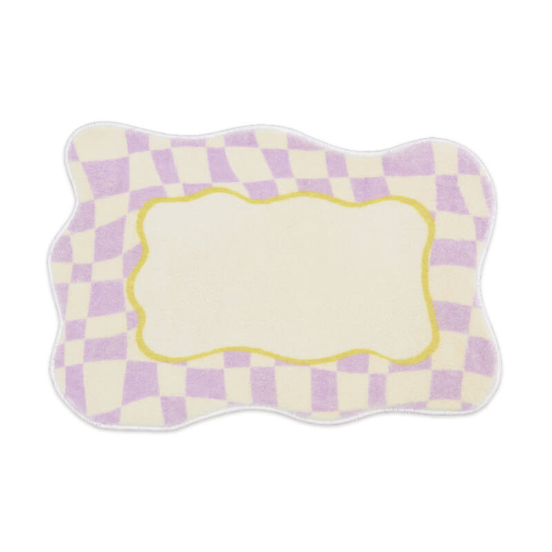 New Cute Girl Plush Small Floor Mat