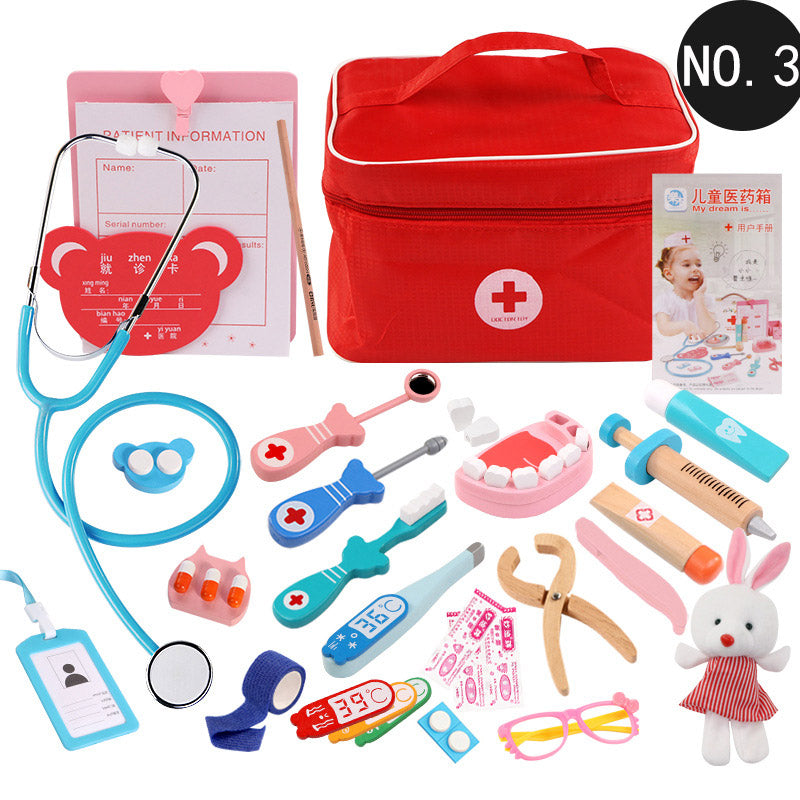 Girl play house simulation doctor injection toy gift