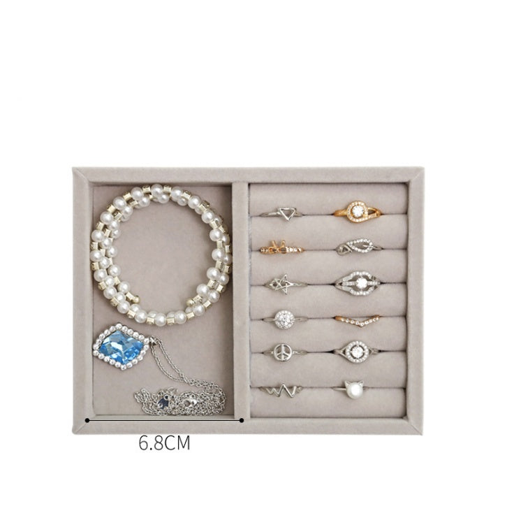 Large-capacity Household Hand Jewelry Ring Earring Storage Box
