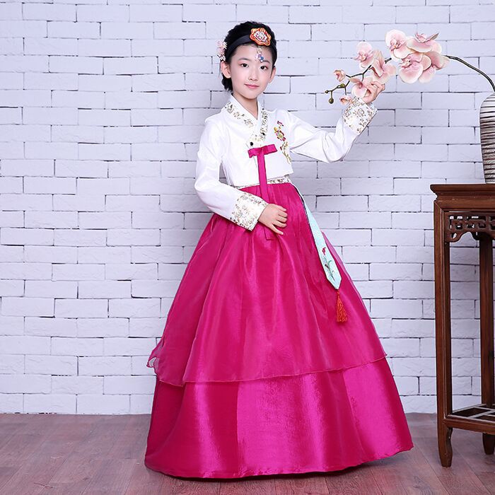 Hair Accessories Hanbok Embroidery Flower Headband