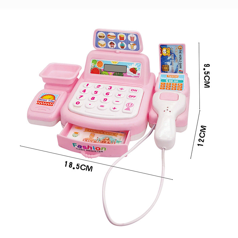 Children Play House Toy Supermarket Cash Register Role Play Model