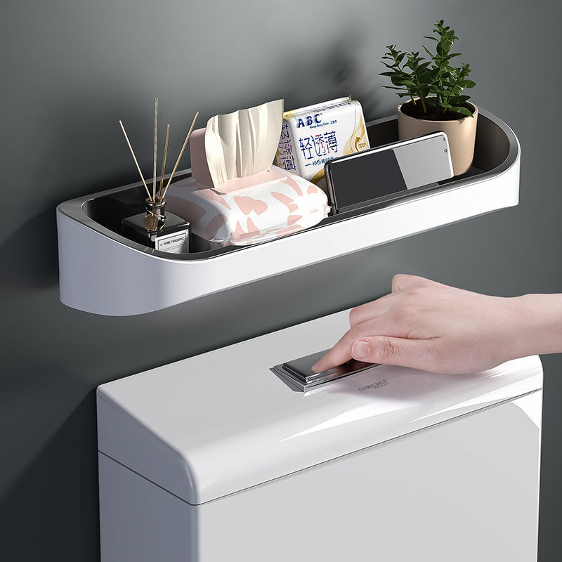 Punch-free Wall-mounted Toilet Rack