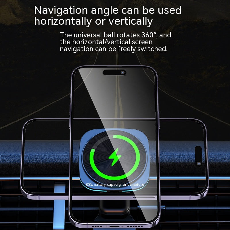 Popular RGB Color Lights Car Magnetic Wireless Charger