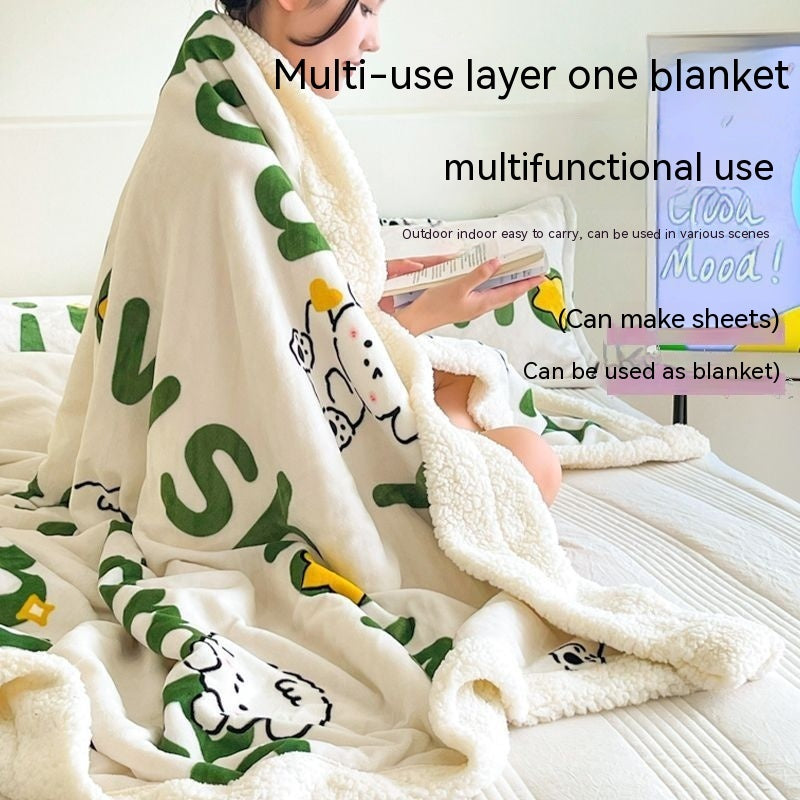 Blanket Nap Thickened Winter Cute