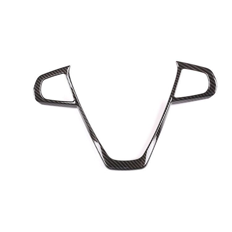 Car Steering Wheel Buttons Frame Carbon Fiber Pattern