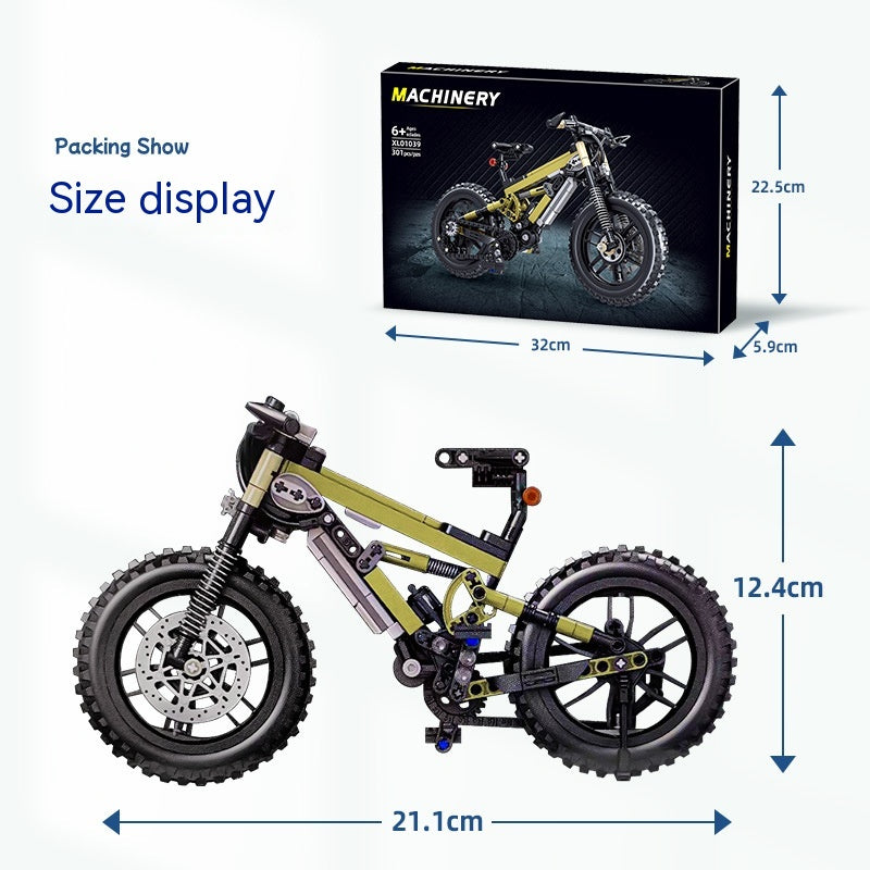 Mountain Bike Building Blocks Toy Technology Assembly Model