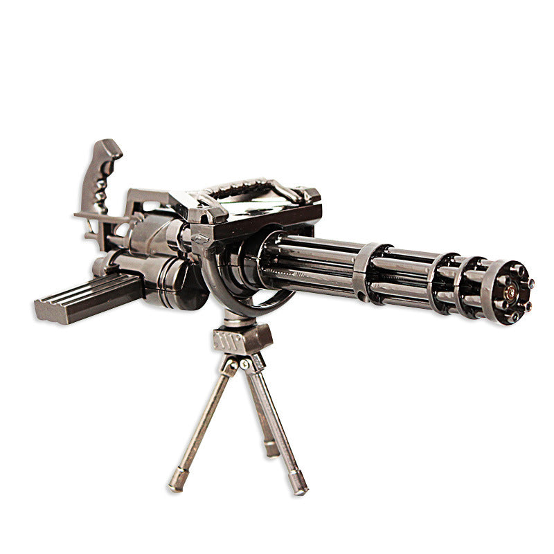 Rotatable Gatling Machine Gun Alloy Model Toy Decoration