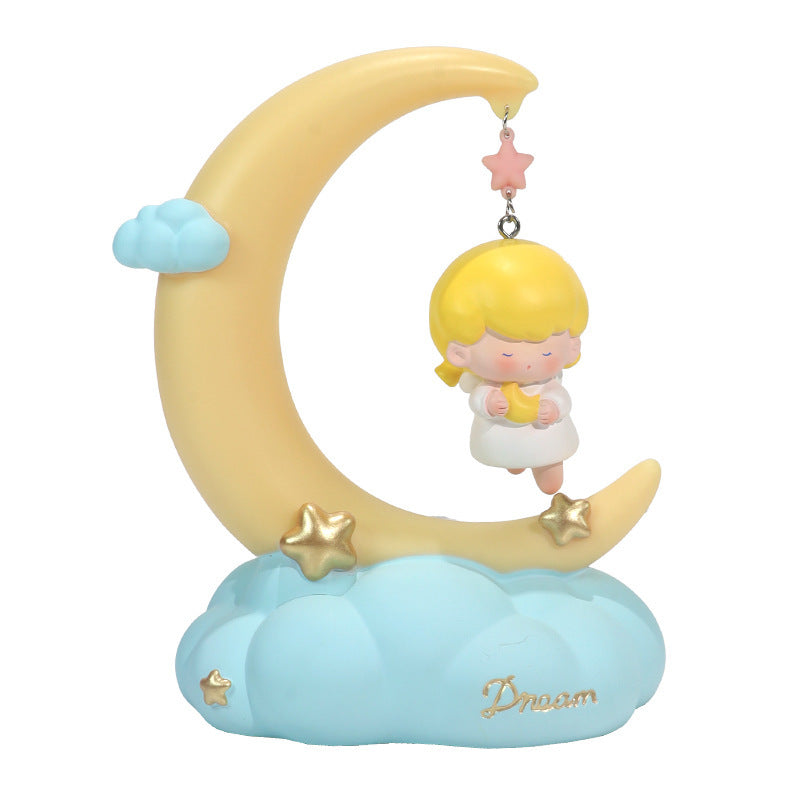 Good Night Little Angel Night Light Stars Moon