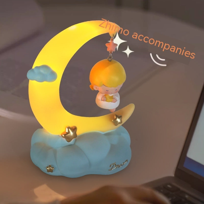 Good Night Little Angel Night Light Stars Moon