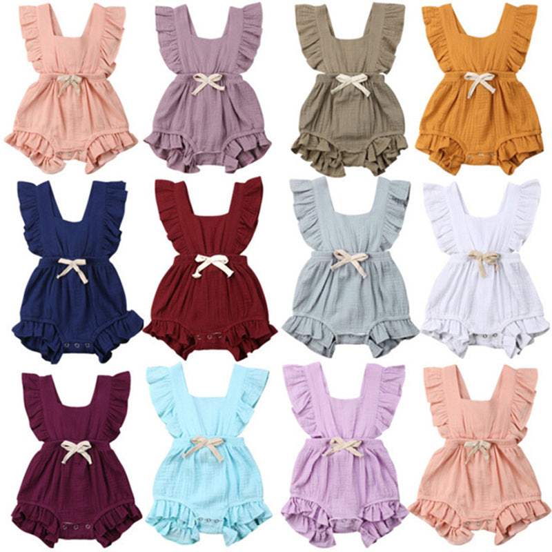Baby Summer Sweet Bubble Cotton Rompers