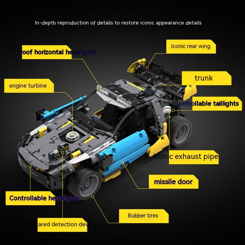 Wild Wolf Off-road Vehicle Assembling Building Blocks Toy