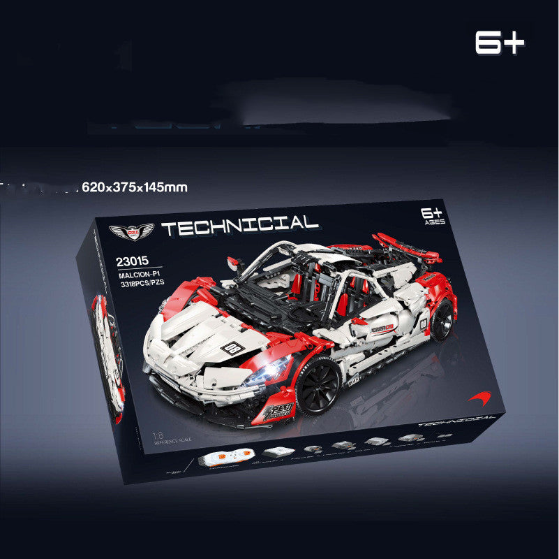 Technology Sports Car Building Blocks Decompression Assembled Toy Car Model