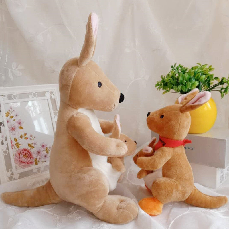 Children's Mother And Child Kangaroo Doll Plush Toys