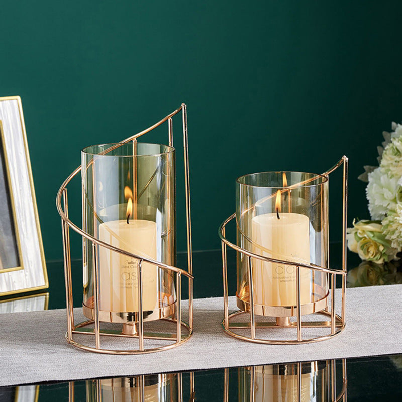 Nordic Romantic Candlestick Decoration Living Room Candlelight Dinner Props