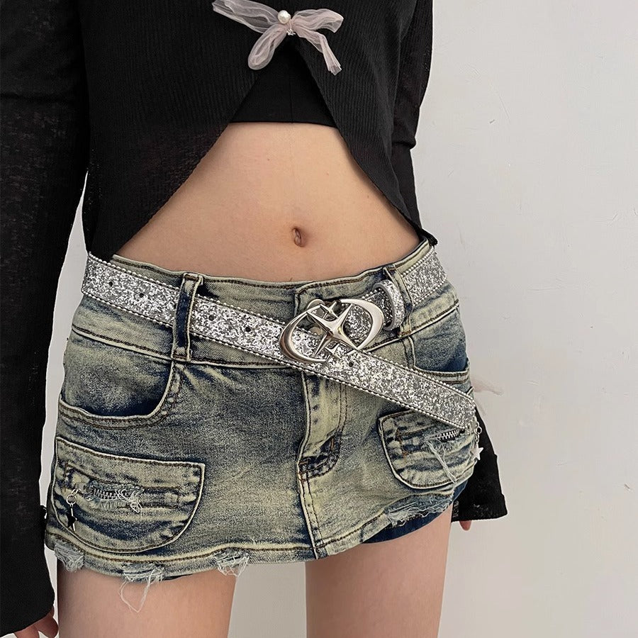 Ceinture Américaine pour Femme Style Hot Girl Millenium