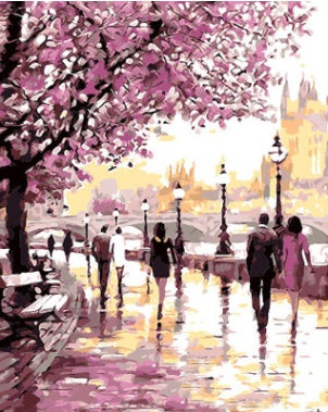 beautiful scenery painting