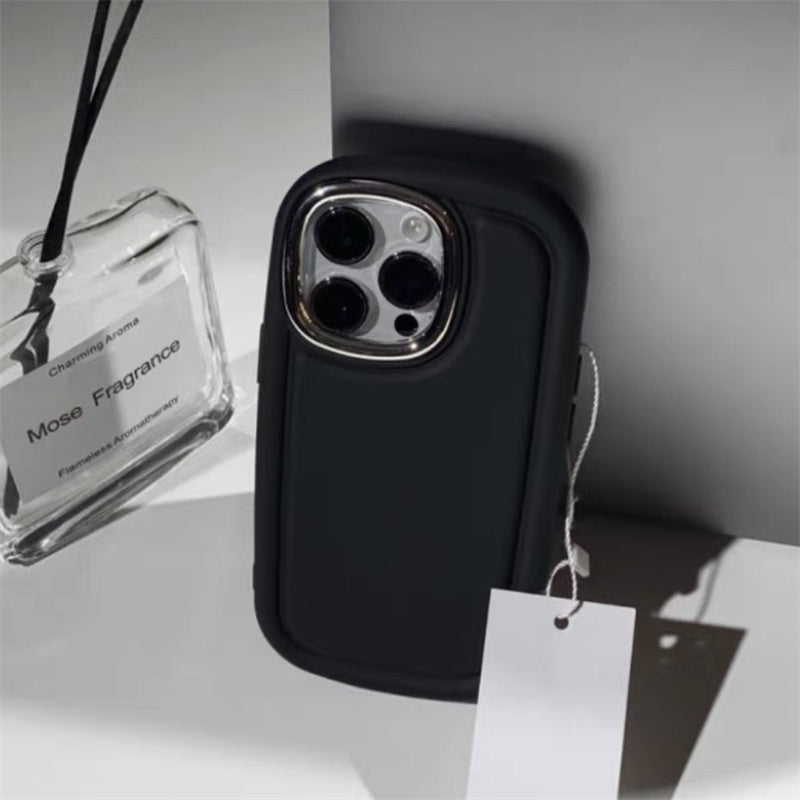 Retro Cold Brown For Phone Case New Anti-fall Border Protective Cover