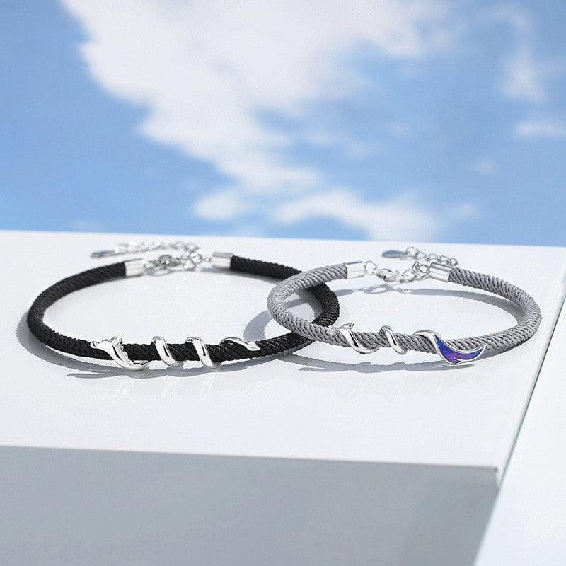 Guochao Bracelets couple originaux Longfeng Youming pour hommes et femmes