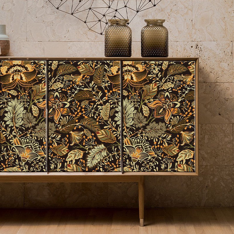 Study Teahouse Decoration Retro 3d Rattan Wallpaper