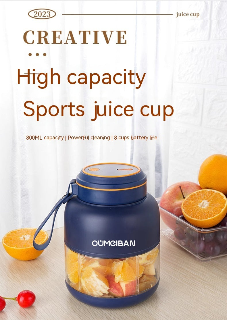 Tasse de centrifugeuse électrique portable sans fil, petites tonnes de jus en barils