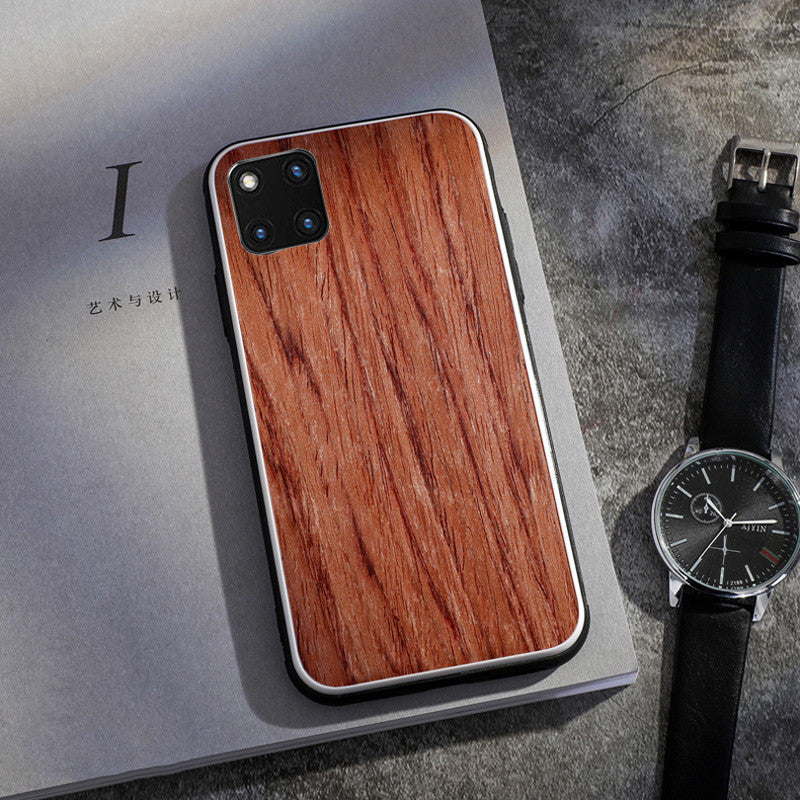 Coque de téléphone compatible en bois massif