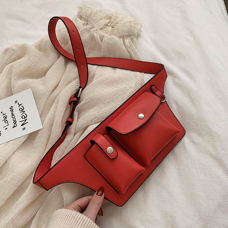 Net red wild shoulder chest bag waist bag