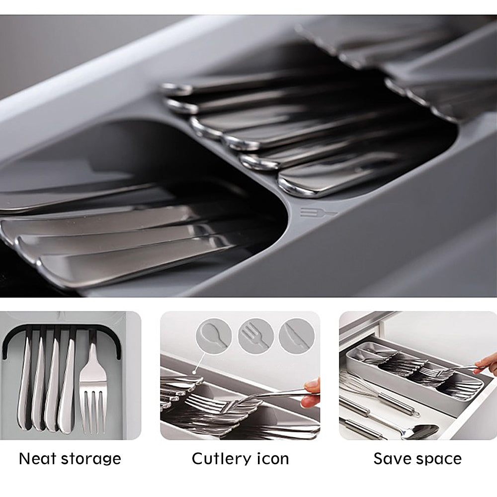Separate storage box for soup spoon and fork