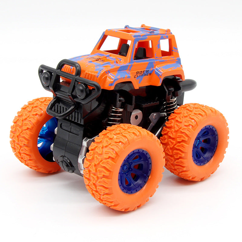 Child boy car toy inertial four-wheel drive off-road vehicle