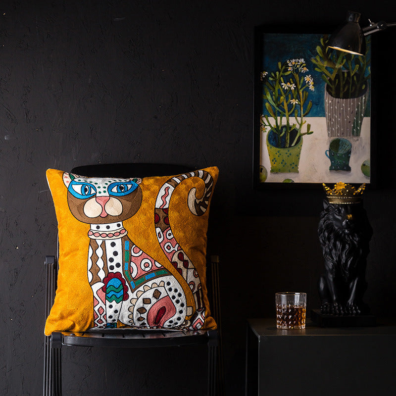 Abstract wind pillowcase