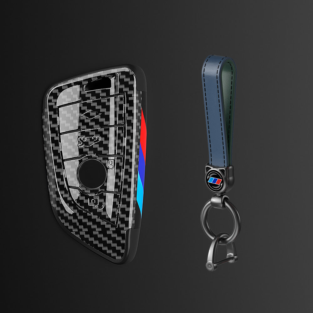 Car Carbon Fiber Key Case Buckle