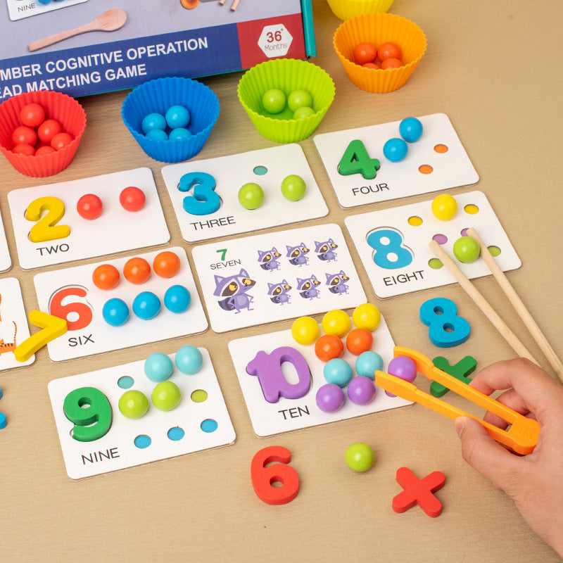 Digital Cognitive Pairing Educational Marbles Toy