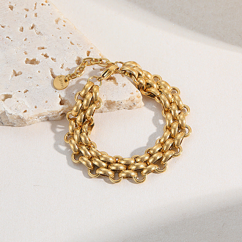 Women's Statement Vintage Fashion Link Bracelet
