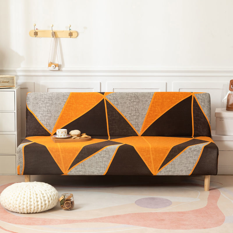 No Armrest Folding Sofa Bed Cover Universal Sofa Cover All-inclusive Simple Sofa Cover Fabric 18 M Sofa Cover