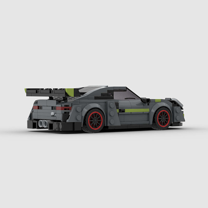 Small Particle Moc City Vehicle Racing Model Children Building Blocks Toys