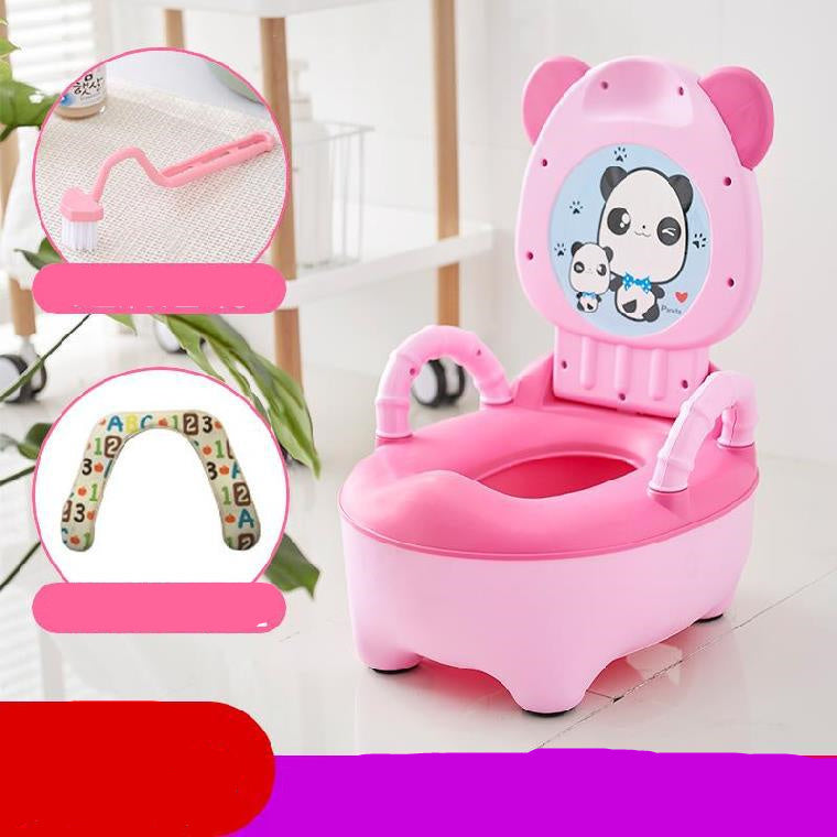 Male Baby Sits On A Toilet Special For Children''s Artifact