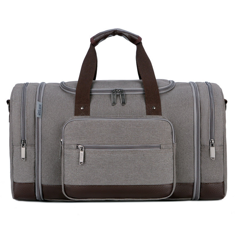 Sac de voyage grande capacité en toile Sac de cabine pour hommes Sac de sport coréen Sac de gym
