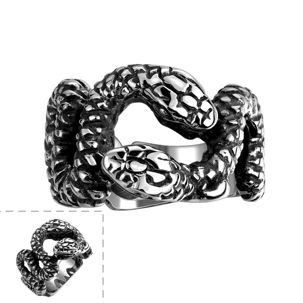 stainless steel punk ring