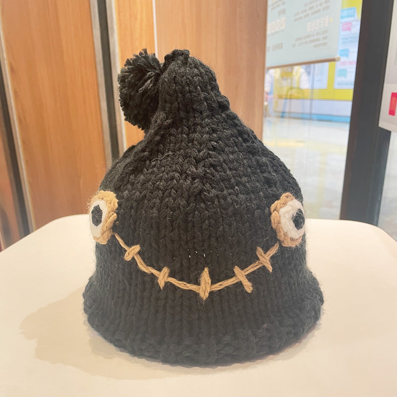 Warm Ear Protection Handmade Knitted Hat Sleeve Cap
