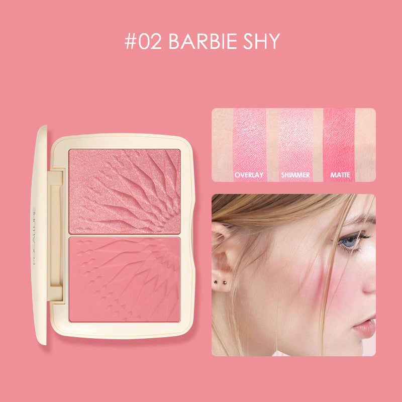 Three-dimensional Light Effect Highlighting Blush Shadow