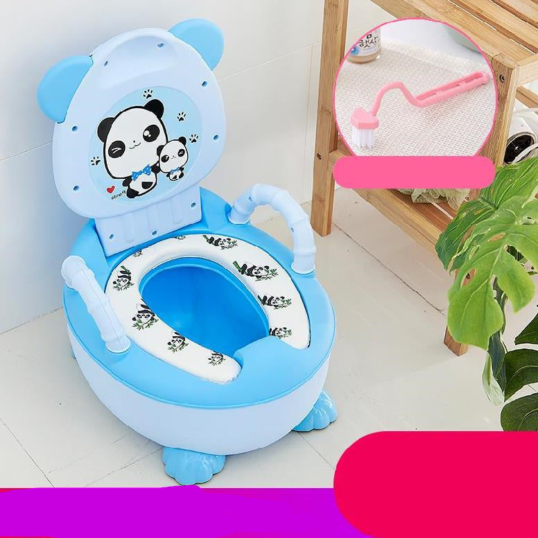 Male Baby Sits On A Toilet Special For Children''s Artifact