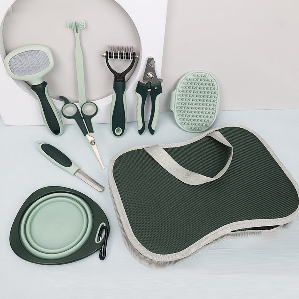 Tondeuse pour chiens, kit de toilettage professionnel pour chiens, tondeuse sans fil pour chiens à poils épais, tondeuse à cheveux pour chiens, tondeuse à faible bruit pour chiens, tondeuse silencieuse pour chiens et chats, kit de toilettage pour chiens