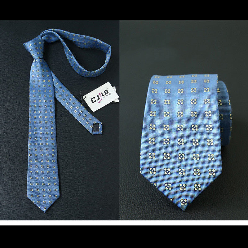 Male business striped retro suit tie