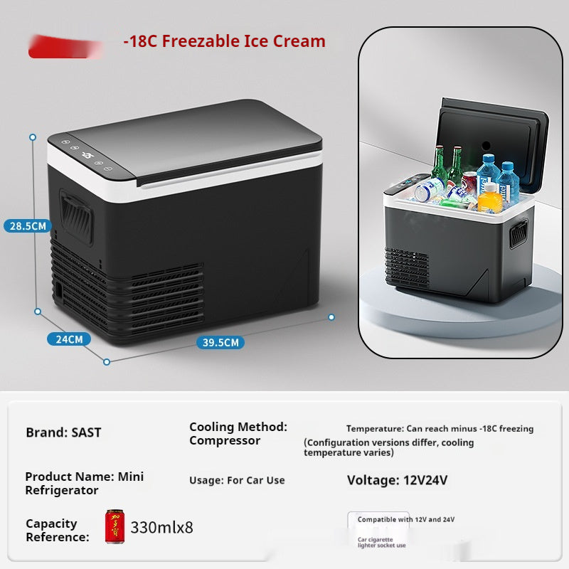Car Refrigerated Mini Large Capacity Portable Single Mini Refrigerator