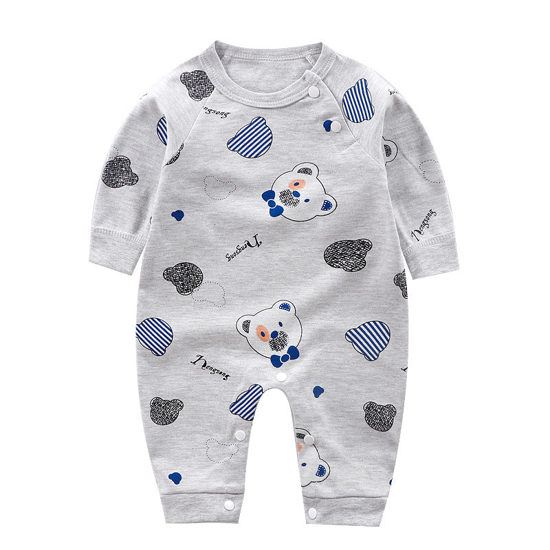 Baby Romper Long Sleeve Cartoon Printing Spring Autumn