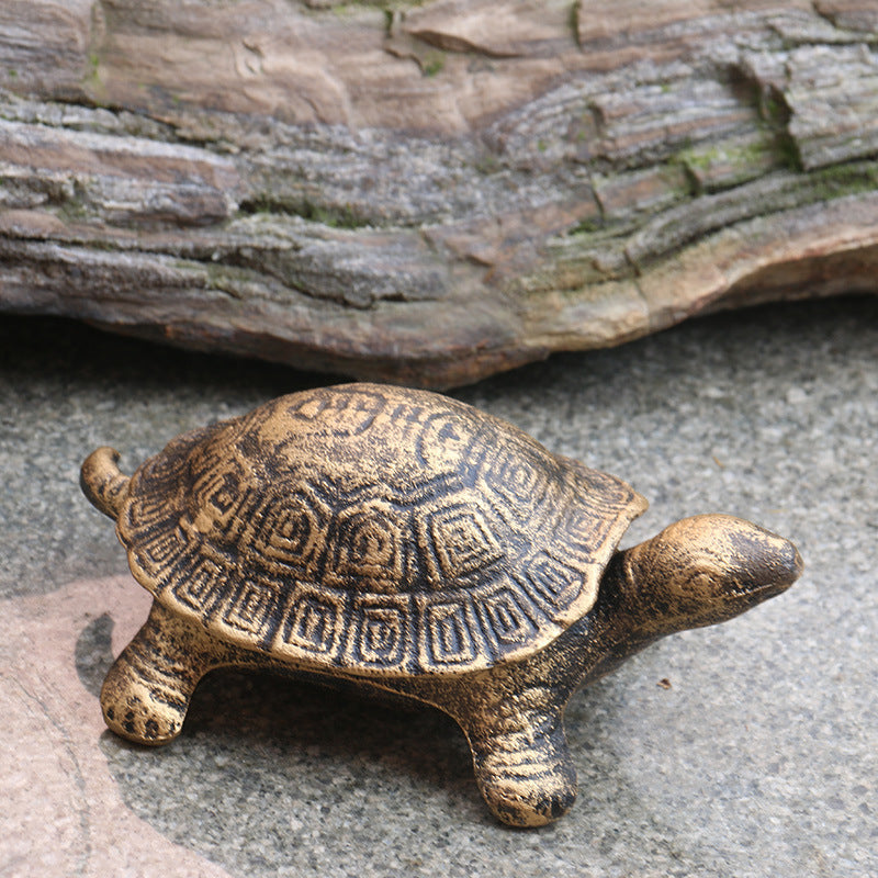 Creative Nostalgic Full Cast Iron Tortoise Ashtray
