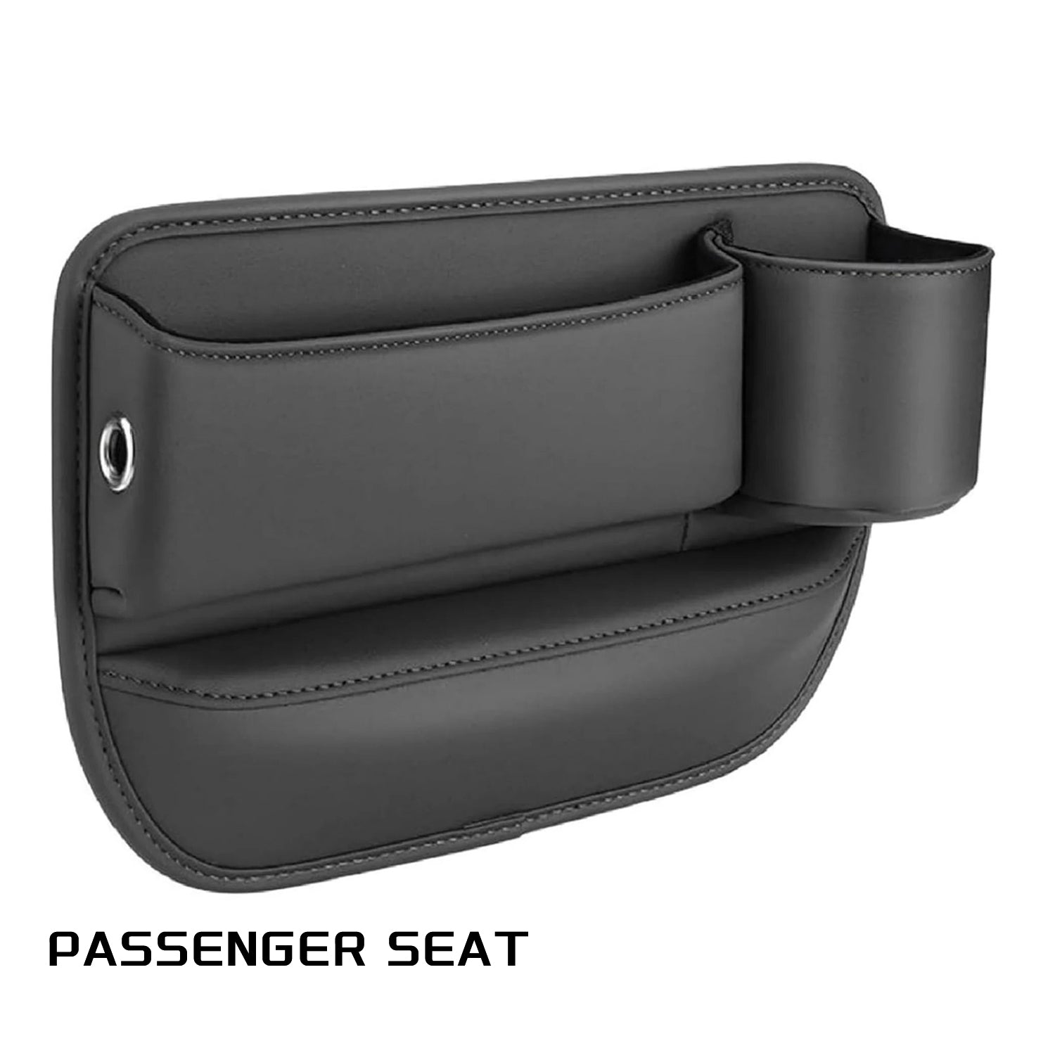Rangement de siège de voiture, Nouvelle boîte de rangement de siège de voiture améliorée avec porte-gobelet, Boîte de rangement pour espace de siège, Sac de rangement pour porte-gobelet pour voiture, Boîte de rangement de siège de voiture réglable
