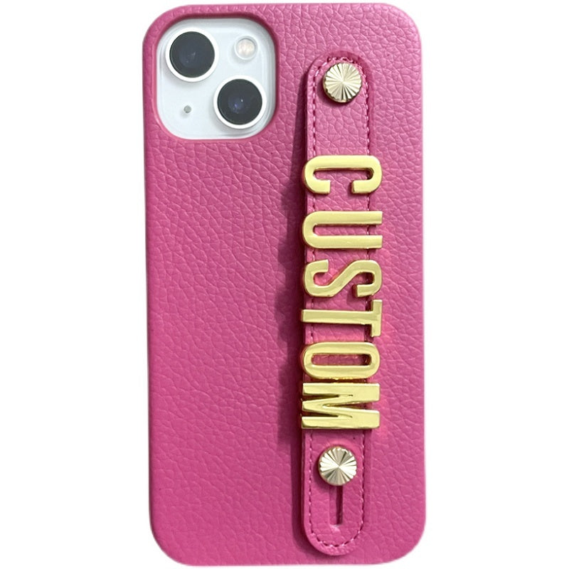 Fashion Wristband Leather Shatterproof Phone Case