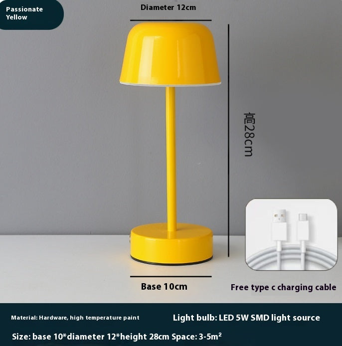 Lampe de chevet petite lampe de nuit champignon atmosphère de sommeil protection des yeux méduse chambre